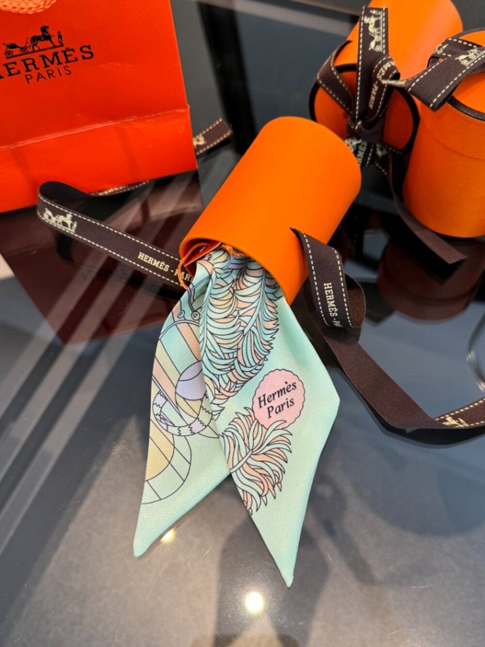 Hermes Twilly Scarf - Picture 6 of 8